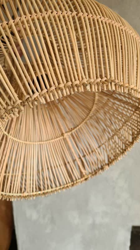 Adra Pendelleuchte - Bohemian Rattan Glow