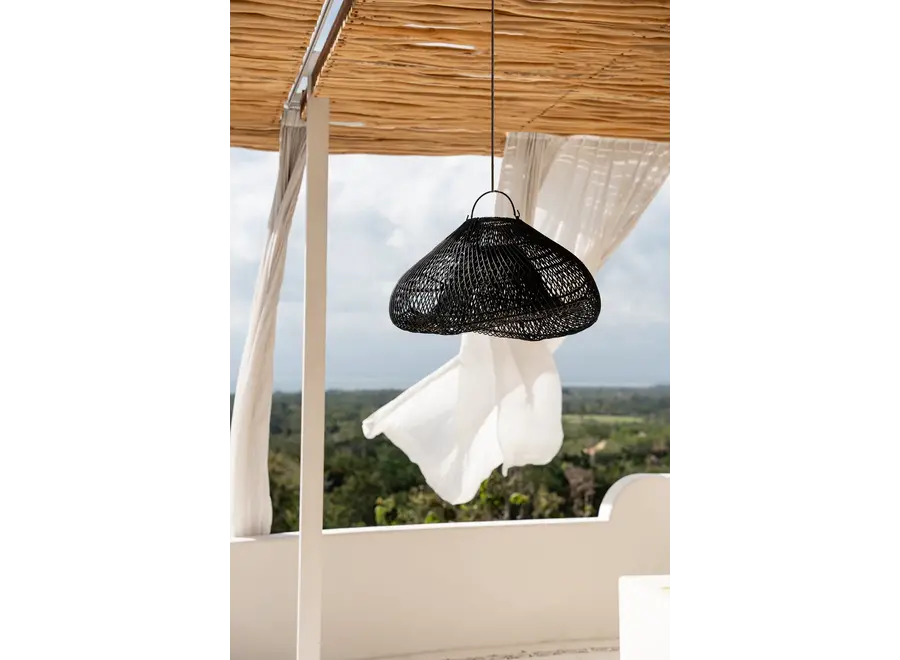 Cudillero Cloud Pendant – Rattan-Pendelleuchte