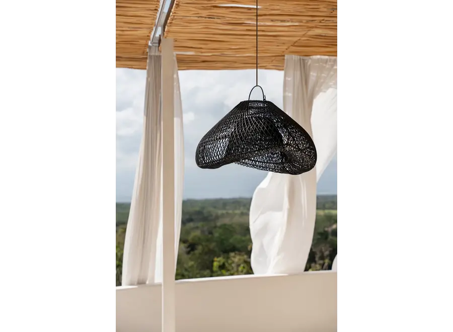 Cudillero Cloud Pendant – Rattan-Pendelleuchte