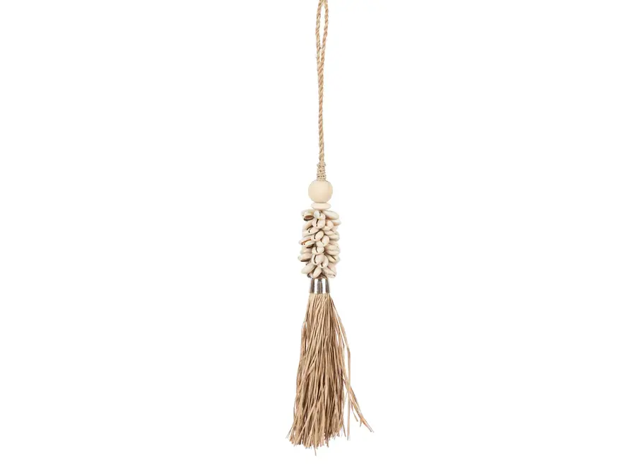 Cudillero Charm Coastal Tassel - Handgemachte Muschelquaste