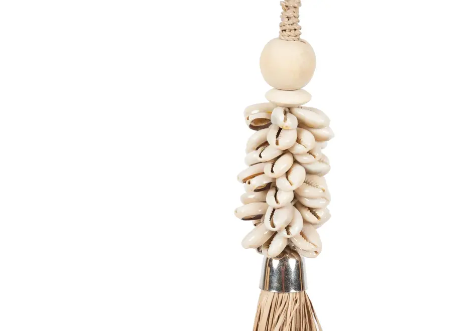 Cudillero Charm Coastal Tassel - Handgemachte Muschelquaste