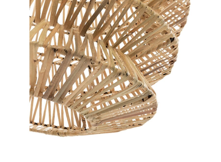 Zahara de la Sierra Rattan-Pendelleuchte – böhmische Rattan-Pendelleuchte