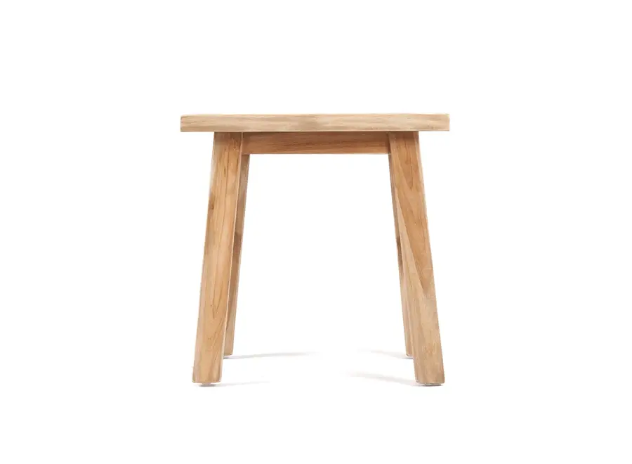 Mallorca Reclaimed Seat - Hocker aus Teakholz