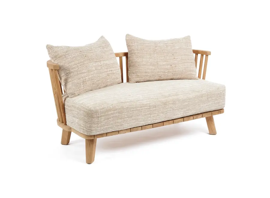 Cádiz Natural Elegance Sofa – Sofa aus Teakholz