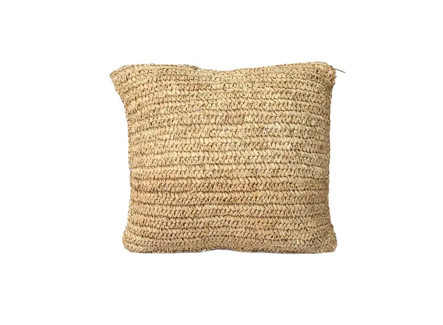 Mallorca Boho Kissen - Raffia Kissen