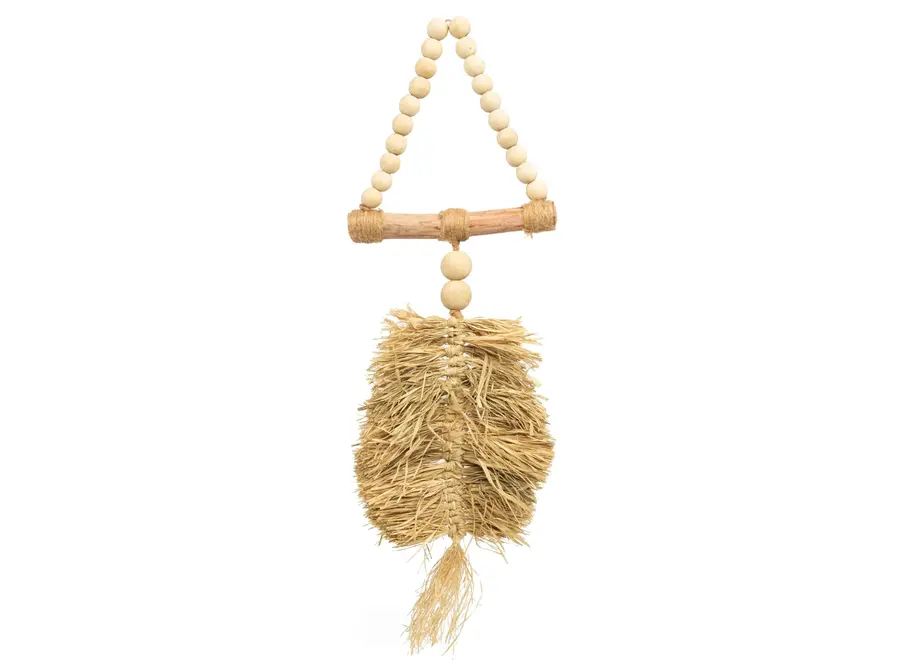 Cabo de Gata Böhmische Quaste – handgefertigte Raffia-Quaste