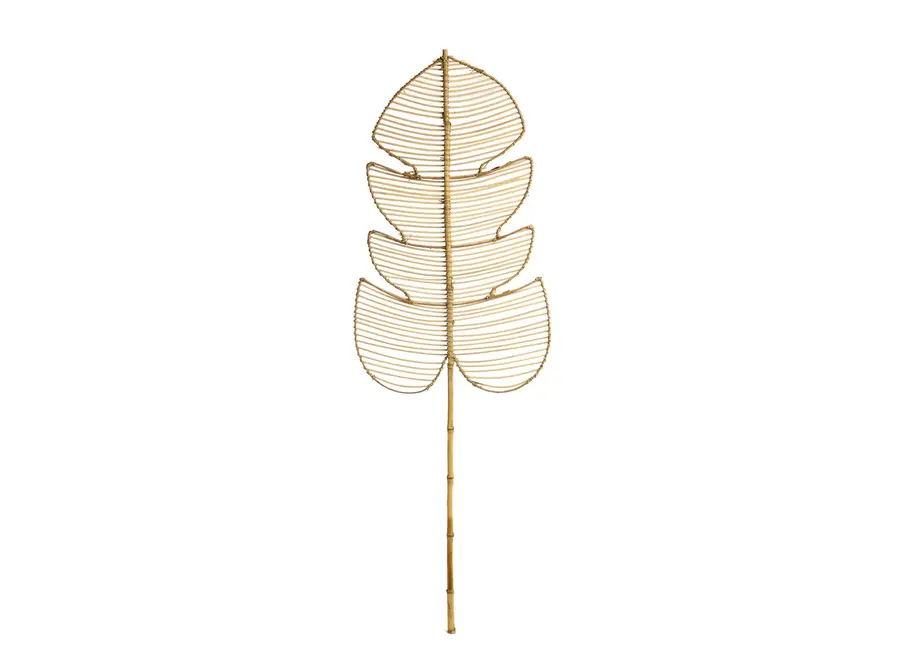 Zahara de la Sierra Leaf Display – Rattan-Dekostück