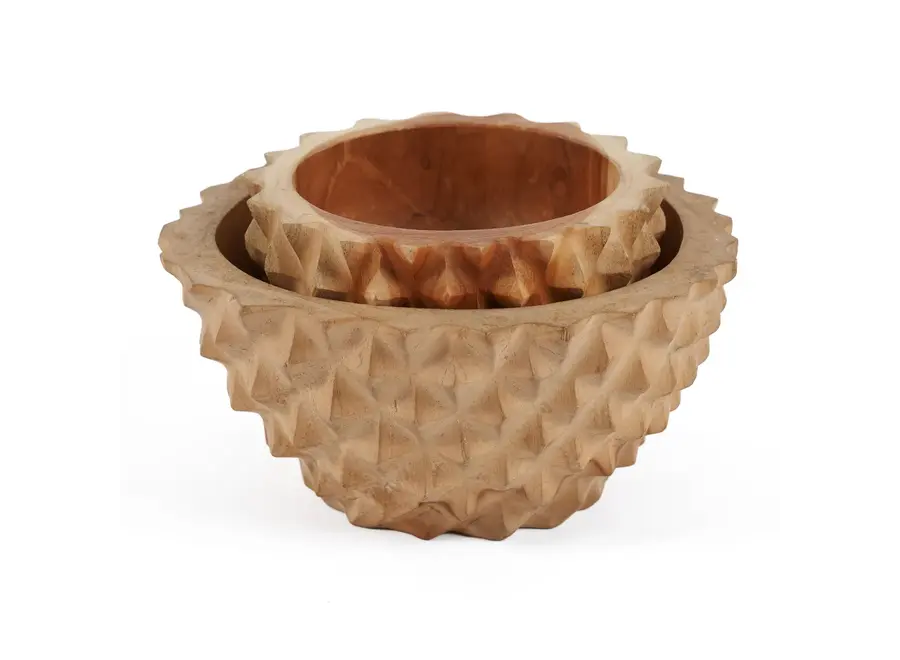 Cabo de Gata Durian Charm Bowl - Servierschale aus Teakholz