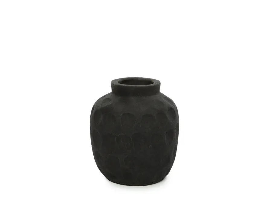 Calpe Terrakotta-Charmeur - Gerippte Vase