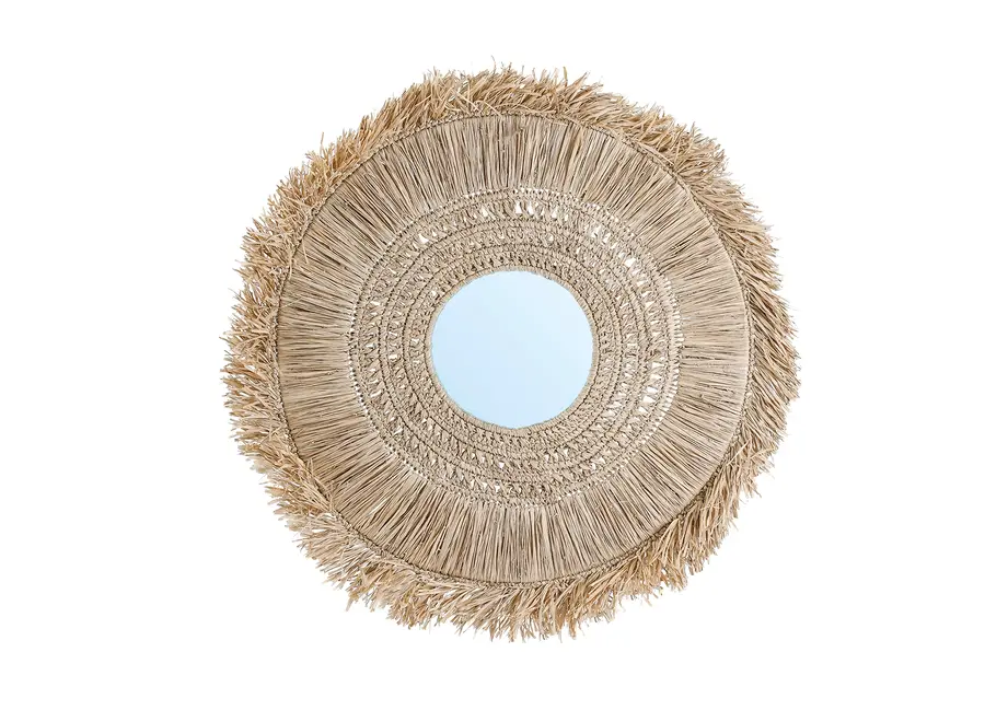 Alhambra Coast Mirror - Raffia-Spiegel