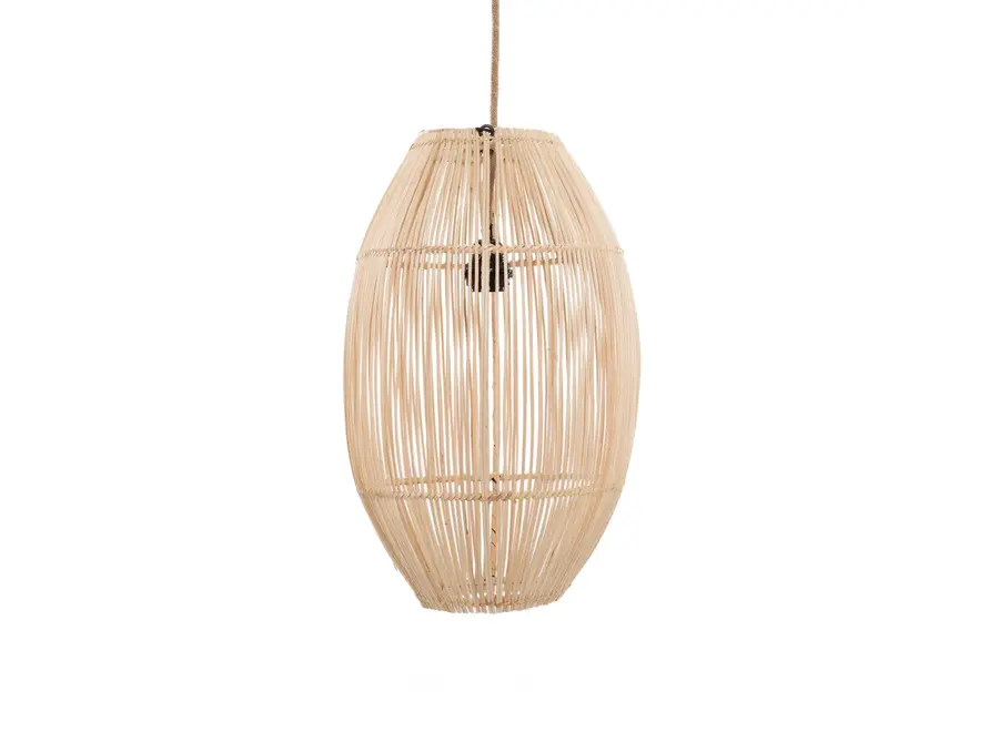 Trujillo Rattan Pendelleuchte - Zylinderlampe