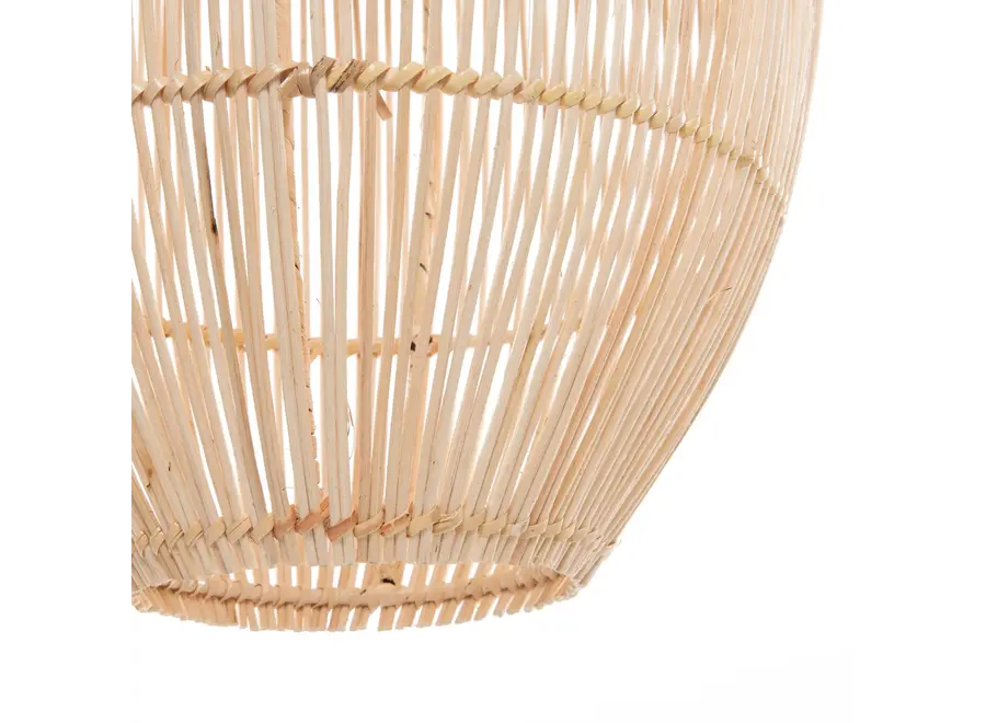 Trujillo Rattan Pendelleuchte - Zylinderlampe