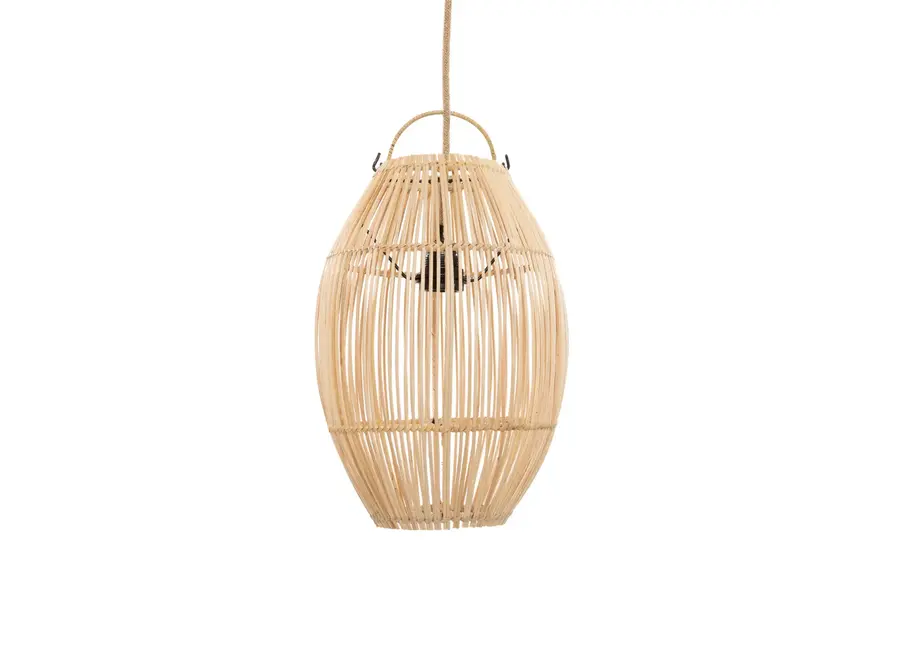 Trujillo Rattan Pendelleuchte - Zylinderlampe