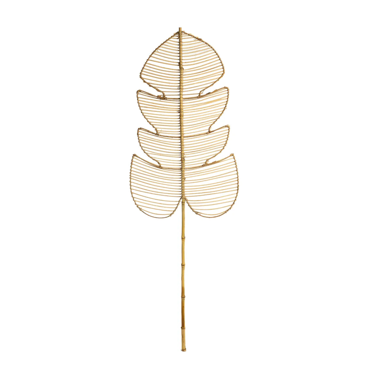 Zahara de la Sierra Leaf Display – Rattan-Dekostück