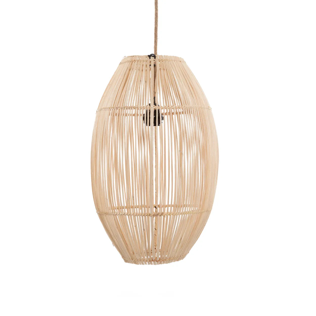 Trujillo Rattan Pendelleuchte - Zylinderlampe