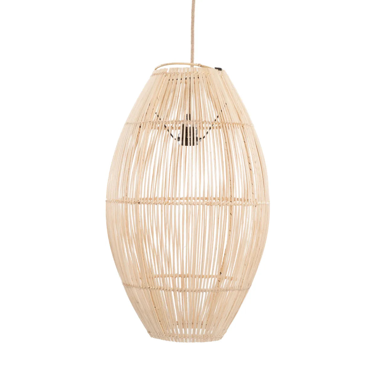 Trujillo Rattan Pendelleuchte - Zylinderlampe